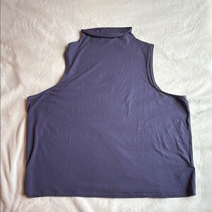 Athleta Sleeveless Dark Purple Muscle Tee